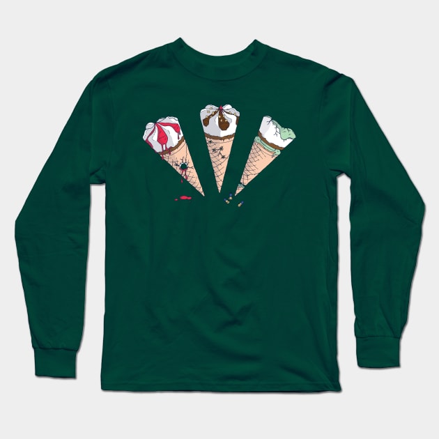 Cornetto Trilogy - Shaun of the Dead, Hot Fuzz, The World's End Long Sleeve T-Shirt by Onwards Upwards